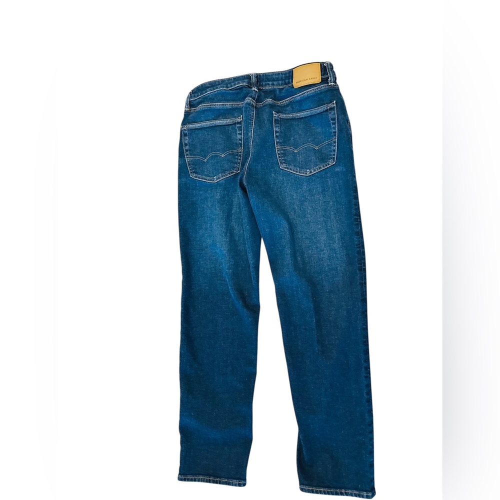 American Eagle Straight Denim Jeans Bundle - Light & Dark Wash Pair Mens 31x32 - Picture 3 of 15